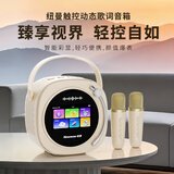 纽曼（Newmine）KK700 K歌蓝牙音箱带显示屏高音质户外便携式大音量无线音响双麦礼物