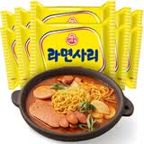 不倒翁韩国进口 面饼10连包 独立包装方便面饼 拉面火锅面泡面炒面1100g