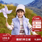巴拉巴拉童装儿童羽绒马甲2025新款冬装男女童亲子装保暖外套羽绒服简约潮