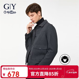 金利来gy单夹克男翻领时尚休闲男士上衣外套 JWF1799-LK120灰色 1XL