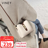 viney包包女包牛皮斜挎水桶包轻奢品牌单肩包生日新年礼物送女生女友
