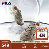 斐乐（FILA）跑步鞋老爹鞋男子跑步鞋MARSⅡ火星二代情侣款复古运动鞋休闲鞋 驼丝锦-DO-F12M131116F 42