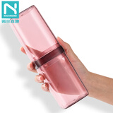 诺兰森迪漱口杯牙刷杯旅行刷牙杯男女士牙膏牙刷架牙缸NL8120 酒红色