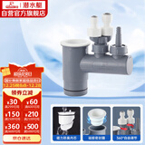 潜水艇（Submarine）XSW-10下水管多通接头洗碗机净水器小厨宝前置净水多功能转接口 