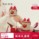 toutou女包链条单肩斜挎水桶包爱心圆盒子小包生日圣诞礼物