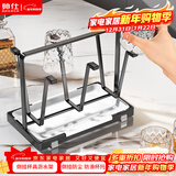 帅仕（shuaishi）沥水杯架子置物架玻璃杯架倒挂茶杯红酒杯架家用客厅杯子架托盘