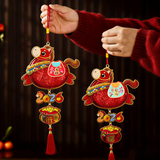 新新精艺新年装饰2026马年教室装饰挂件对装春节过年装饰挂饰新春店铺装饰