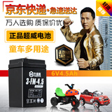 超威（CHILWEE）童车电瓶6V4AH4.5儿童三轮甲壳虫摩托四轮汽车6V玩具电子秤蓄电池