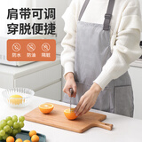 LYNN 加厚防水防油污围裙 可擦手男女通用厨房烘焙围裙