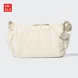 优衣库蓬松挎包女装男装单肩包481663 30 浅米色 均码(44 × 17 × 32.5 cm)