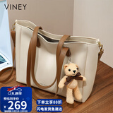 viney牛皮包包女包大容量托特包轻奢斜挎单肩包生日圣诞礼物送女生女友