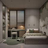 京东全屋定制石晶板整家定制衣柜套餐22㎡（投影面积）