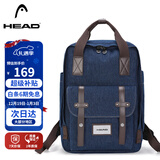 海德（HEAD）背包女大容量双肩包男15.6英寸笔记本电脑包旅行国家地理学生书包