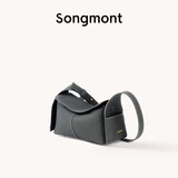 Songmont山下有松挂耳系列屋檐包mini设计师款头层牛皮通勤斜挎hobo包礼物