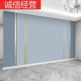 麦哟宝电视背景墙自粘墙贴壁纸3D格栅壁布客厅沙发装饰壁画卧室影视墙布 【整张】复古加厚油画布/平米 超大
