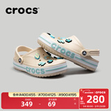 卡骆驰（CROCS）洞洞鞋贝雅卡骆班轻便耐磨一脚蹬休闲鞋|205089 冬日白/彩色-1LI 36 /37(220mm)