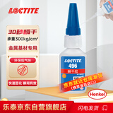 乐泰/loctite 496 瞬干强力胶 低粘度金属粘接快干胶 无色透明液体胶水 20g