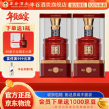 丰谷 酒王 浓香型 四川白酒  宴请送礼推荐用酒 52度 500mL 2瓶 丰谷酒王经典10酒