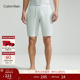 Calvin Klein内衣【冰美事系列】情侣夏季ck凉感抗菌居家睡衣短裤睡裤随心选 男士下装94P-抹茶 L