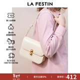 拉菲斯汀【董璇同款】包包女包新款星球包单肩斜挎腋下小方包生日新年礼物 奶油白