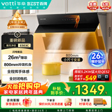 百得【华帝出品】E503C 侧吸26风量智洗油烟机 自清洁挥手感应【独家推荐】