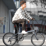 大行（DAHON）折叠自行车20英寸8级变速经典P8单车KBC083 消光灰经典版--京仓