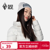 黑冰（BLACKICE） 秋冬户外男女通用跑步运动针织帽城市休闲保暖毛线帽冬季帽子 Z2141-探索-灰