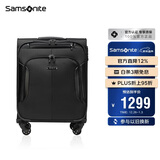 新秀丽（Samsonite）行李箱20英寸拉杆箱商务旅行大容量软箱旅行箱BP0黑色托运箱