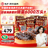 晓芹 大连冷冻即食海参500g 7-9只 辽刺参 海鲜水产