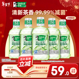 好来(原黑人)清心绿茶漱口水5支套装 除异味共2500ml 新老包装随机发