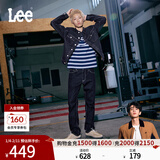 Lee【张凌赫代言】25秋冬新726直筒不易褪色深蓝色磨毛男牛仔裤保暖 深蓝色 32