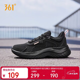 361°运动鞋女秋冬季保暖防泼水革面减震通勤慢跑步鞋子女682232233-3