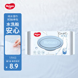 好奇（Huggies）纯水湿巾80抽单包婴童手口可用擦去99.9%细菌去油污消毒便携