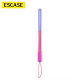 ESCASE 手机挂绳硅胶短手腕绳钱包移动硬盘盘钥匙证件挂饰适用小米苹果17pro华为mate80 紫红色ES-XS2