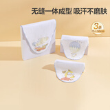 全棉时代婴儿纱布汗巾儿童宝宝开学幼儿园纯棉吸汗25×50cm小狗飞艇热气球