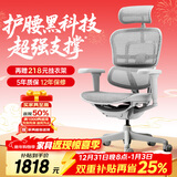 Ergonor保友金豪b雄鹰 人体工学椅 电脑椅 电竞椅办公椅子可躺老板椅 【金豪b雄鹰X】银白网