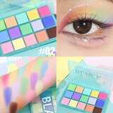 Dikalu眼影盘彩色多色全哑光玩妆儿童舞台妆彩妆彩虹多巴胺音乐节周边