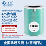 万创 适用米家小米空气净化器滤芯4代5代专用AC-M16-SC/M25-SC滤芯除雾霾除醛异味HEPA复合材质过滤网