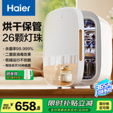 海尔（Haier）奶瓶消毒柜婴儿消毒器锅紫外线带烘干一体机杀菌灯珠26颗U305D