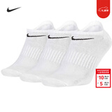 耐克（NIKE）男袜女袜 25新款训练透气短中长袜快干休闲跑步健身运动nike袜子 SX7678-100/快干三双装/短袜 M/24-26厘米/38-42码