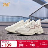 361°运动鞋女秋冬季保暖防泼水革面减震通勤慢跑步鞋子女682232233-1