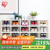 爱丽思（IRIS） 鞋盒aj鞋盒子手办透明收纳盒鞋架收纳箱鞋柜男士球鞋皮鞋整理丝 【46.5码/AJ可装】8只装 特大码