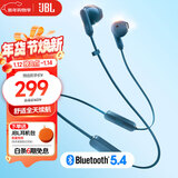 JBL TUNE 235BT 半入耳式蓝牙耳机 颈挂式耳机 防水设计 免提通话 超长续航快充 新年礼物 推荐 蓝色