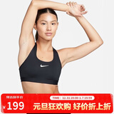 耐克NIKE春夏运动内衣女中度支撑MED SPT BRA运动内衣DX6822-010黑XL