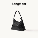 Songmont山下有松循迹系列hobo包植鞣牛皮通勤松弛感单肩斜挎软包礼物