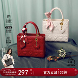 纽芝兰（NUCELLE）戴妃包包女2025手提婚包大容量单肩斜挎包生日圣诞节礼物送老婆