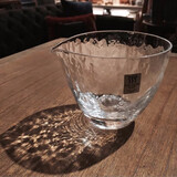 TOYO-SASAKI GLASS【品牌官旗】日本进口东洋佐佐木玻璃公道杯茶具分茶器锤目纹公杯 水晶公杯宽款