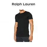 RALPH LAUREN 拉夫劳伦纯棉男短袖T恤打底衫2件装黑色XL