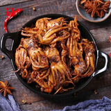 海庭则品500g麻辣鱿鱼须即食鱿鱼头仔山东特产海鲜鱿鱼丝片250g下酒菜零食 香辣鱿鱼头500g*1袋（土豪款）