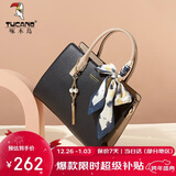 啄木鸟（TUCANO）包包女款2025年牛皮手提包妈妈款单肩斜挎包圣诞新年生日实用礼物